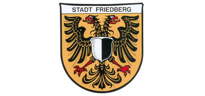 Das Bild zeigt das Wappen der Stadt Friedberg (Hessen), copyright Stadt Friedberg (Hessen)
